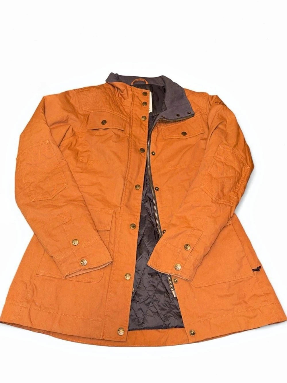 Moosejaw Orange Utility Jacket Size Small Like New